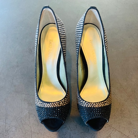 Enzi Angiolini Platform Heels - Black/Gold/Silver - 7.5 - Picture 5 of 6